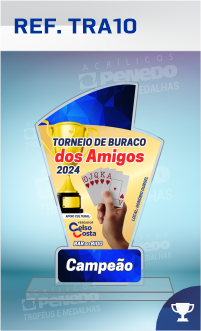 Troféu de Acrílico