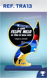 Troféu de Acrílico
